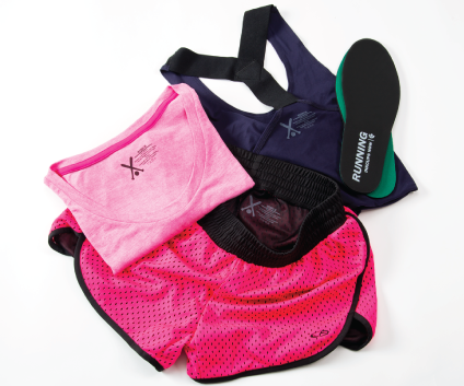 Example of pad printing on apparel