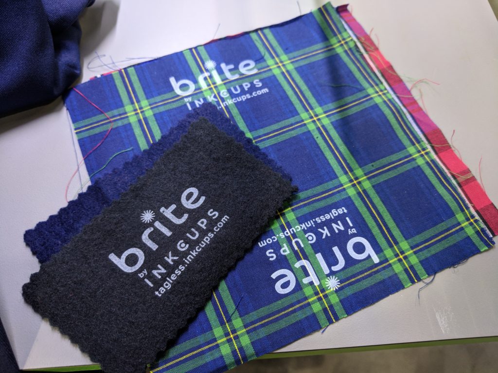 brite tagless label